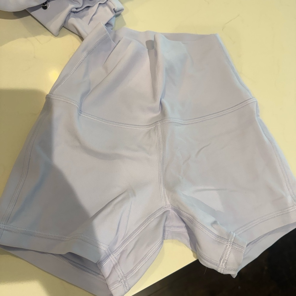 Women's Light Purple Shorts 4inch